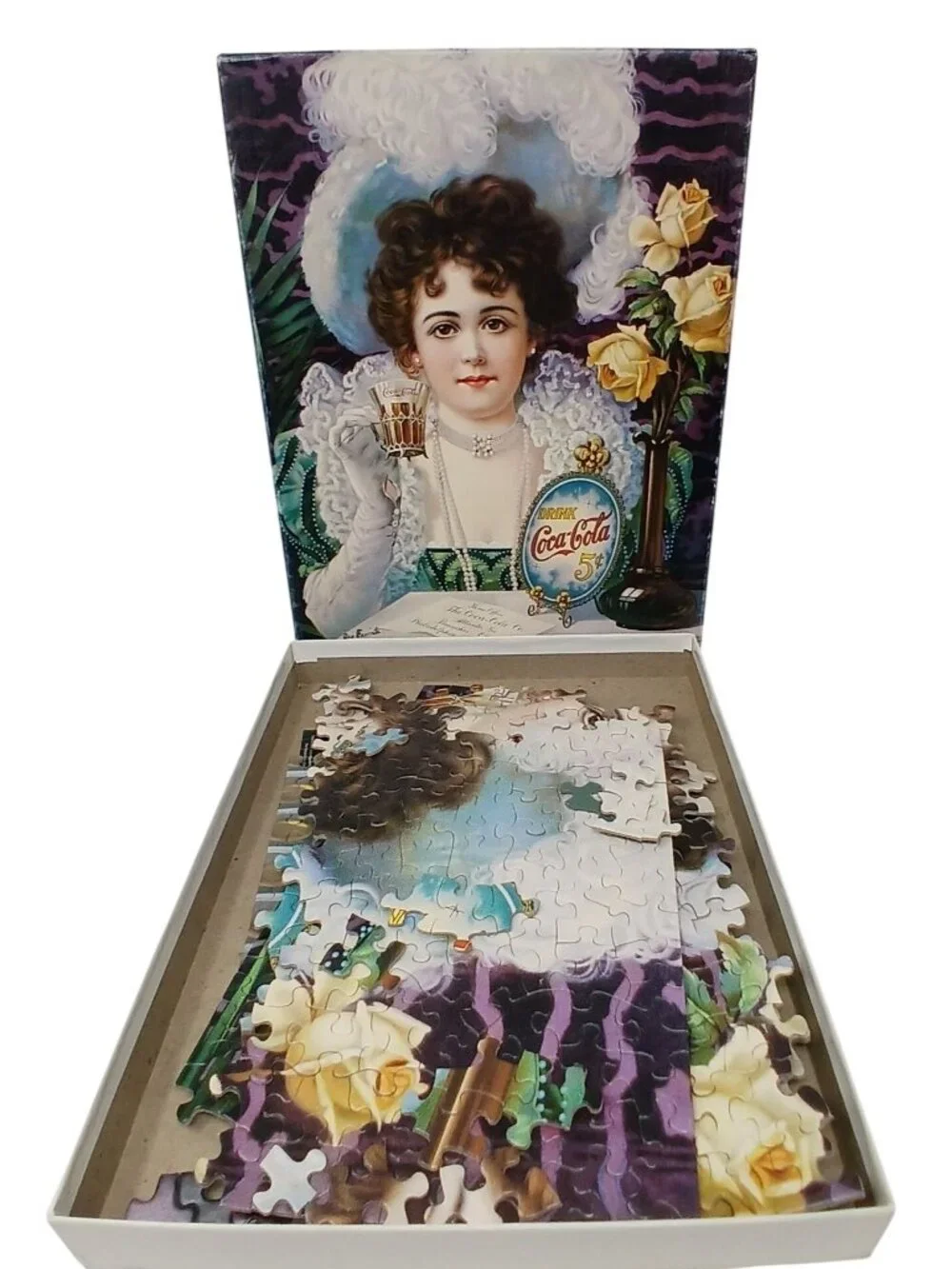 VTG Springbok Coca-Cola 500+ Puzzle Old Fashioned Girl PLZ4114 18